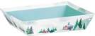 Quadratischer Kartonkorb aus der &#8222;Snowy Countryside&#8220;-Kollektion : Korb geschenkkorb prsentierungskorb