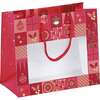 Papier-Fenstertasche &#8222;Festliche Mosaik-Kollektion&#8220; : Ladentaschen einkaufstaschen modetaschen