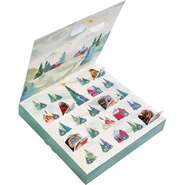 Karton-Adventskalender-Kollektion &#8222;Snowy Countryside&#8220; : Geschenkschachtel prsentbox
