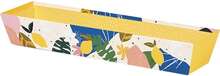 Rechteckiger Kartonkorb aus der &#8222;Citrus Garden&#8220;-Kollektion : Korb geschenkkorb prsentierungskorb