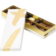 Rechteckige Schokoladenschachtel aus Pappe, 2-reihig, Kollektion &#8222;Signature&#8220; : Geschenkschachtel prsentbox