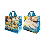 Gewebte Polypropylen-Einkaufstaschen &#8222;Fishmonger&#8220; 30L : Ladentaschen einkaufstaschen modetaschen