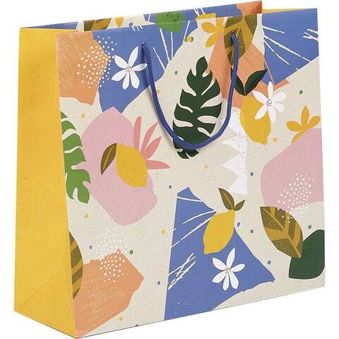 Papiertte ohne Fenster, Kollektion &#8222;Citrus Garden&#8220; : Ladentaschen einkaufstaschen modetaschen
