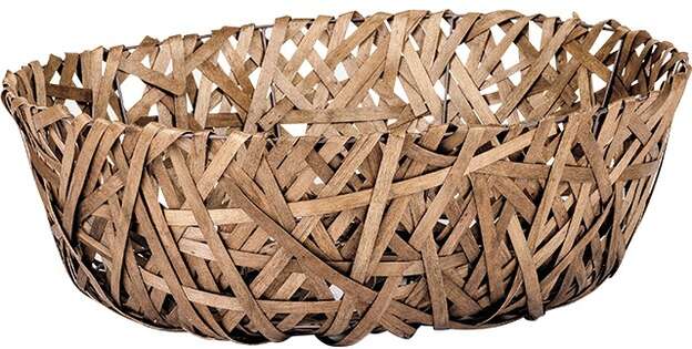 Ovale Korbkollektion &#8222;Brown Wood Basket&#8220; : Korb geschenkkorb prsentierungskorb
